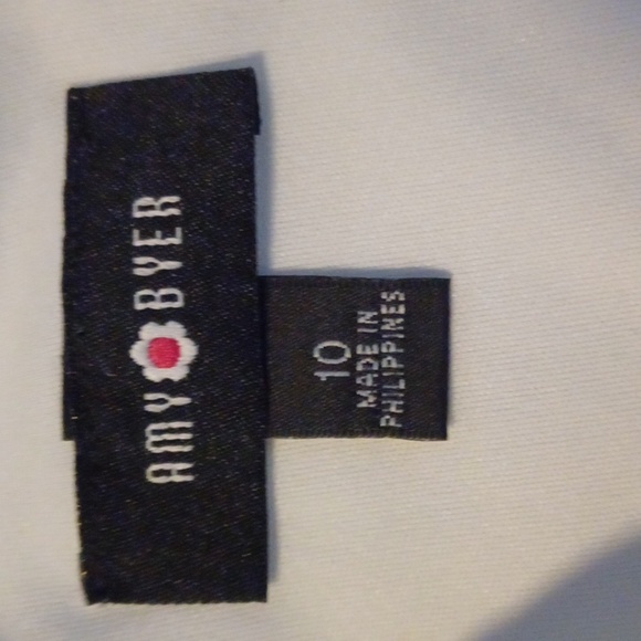 AMY BYER, JUMPSUIT, GIRLS SIZE 10. BLACK AND WHITE. - Picture 7 of 10